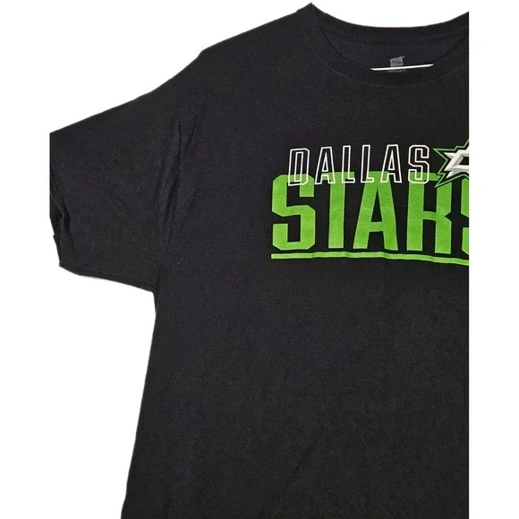 Hanes Comfortsoft Heavy Weight Dallas Stars Black NHL short sleeve shirt XL - Picture 3 of 12